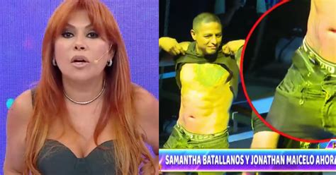 Magaly Medina Critica A Jonathan Maicelo Por Presumir Arma Durante Show Así No Le Ganas A