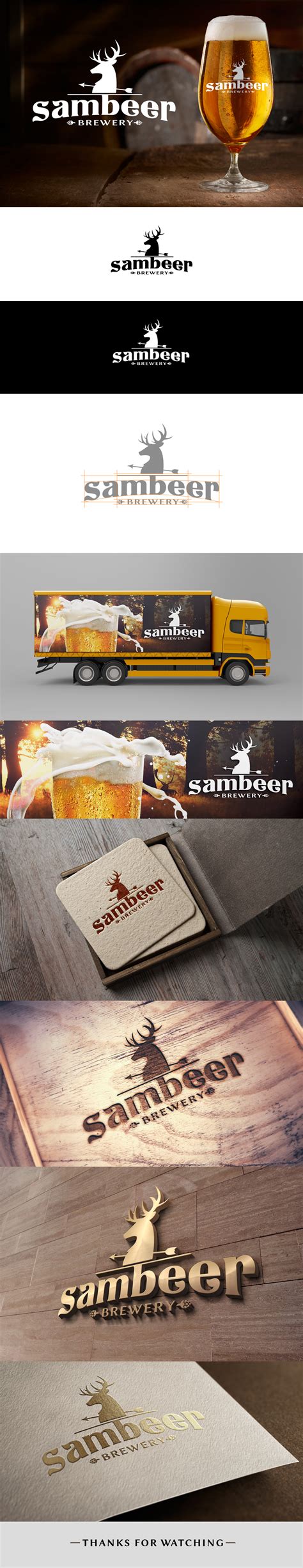 Sambeer Brewery Logo on Behance