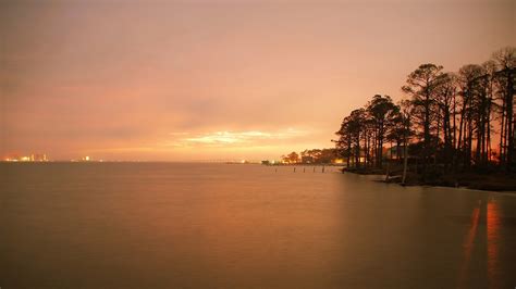 Wallpaper Sunlight Landscape Sunset Sea Bay Reflection Sunrise