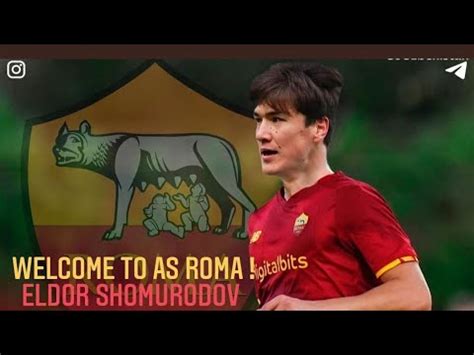 Eldor Shomurodov Welcome To AS Roma 2021 Skills Goals As Genoa