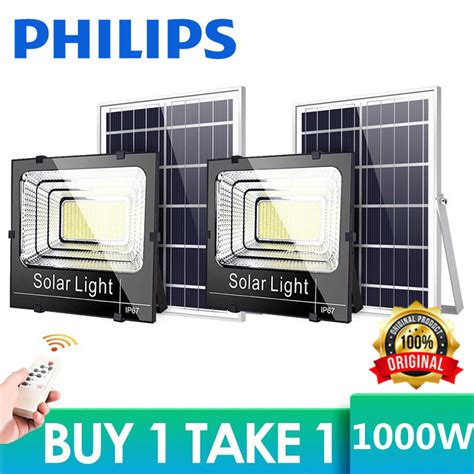 Philips Upgraded W Solar Lights Outdoor Waterproof Led Solar