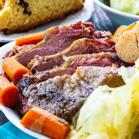 Slow Cooker Corned Beef and Cabbage - Spicy Southern Kitchen