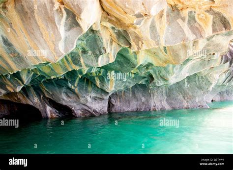 The Marble Caves Chile Stock Photo Alamy