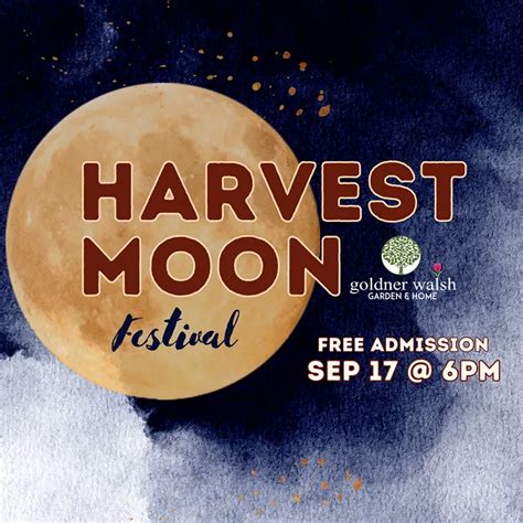 Harvest Moon Festival - Goldner Walsh Garden & Home