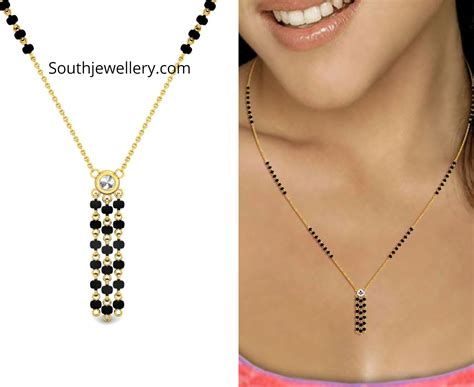 Light Weight Fancy Mangalsutra Designs Indian Jewellery Designs