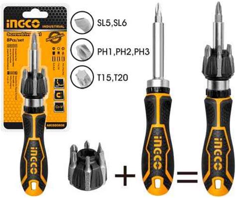 Ingco Ratchet Screwdriver Pcs Tisara Power Mart