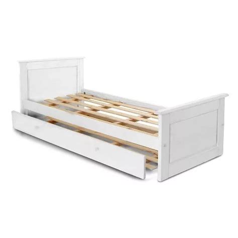 Cama Nido Doble Stockhoy Americana Plaza Color Blanco Fabricada En