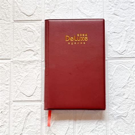 Jual Agenda Kerja Agenda Deluxe Tahun 2024 Kertas Cream Isi 206 Lembar