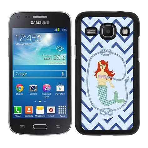 Coque Rigide Pour Samsung Galaxy Core Plus Dessin Estampage Bleu