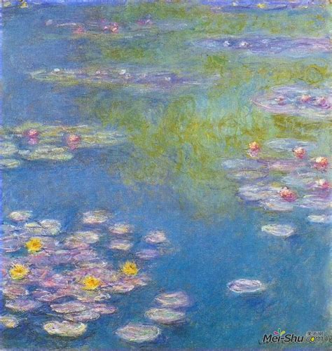 睡莲克劳德莫奈 Claude Monet 高清作品欣赏 克劳德莫奈作品 克劳德莫奈专题网站 艺术大师 美术网 Mei shu