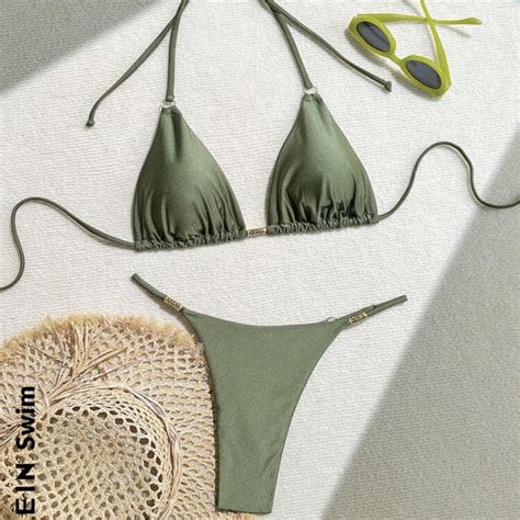 Green Shein Bikini Depop