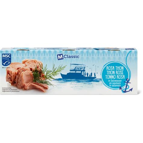 M Classic Thon Ros Dans L Eau Et Sel De Cuisine Migros