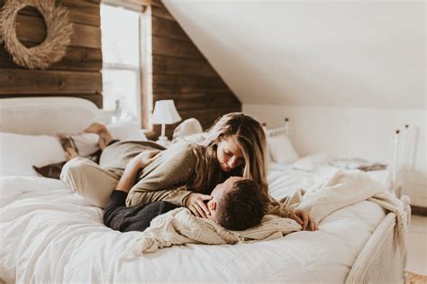 Cozy And Romantic Montana Farmhouse In Home Engagement Session Jake And Lacey Poses Couples