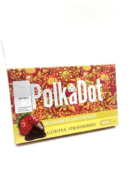 Polkadot Mushroom Chocolate Bar Strawberries Polkadot Bar Shop