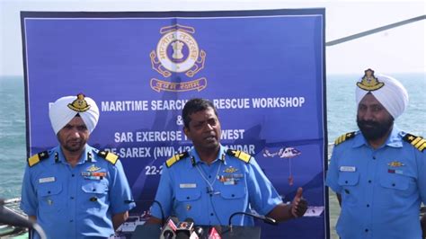 INDIAN COAST GUARD Conducts Re SAREX SEARCH RESCUE OPERATIONS