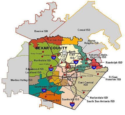 San Antonio School Districts Map – Map Of The Usa With State Names