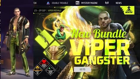 New Bundle 🔥viper Gangster 🔥 Freefire New Lucky Royal Event Garena