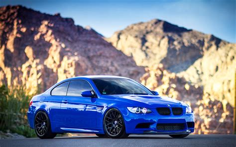 Descargar Fondos De Pantalla K El Bmw M E Tuning Azul M