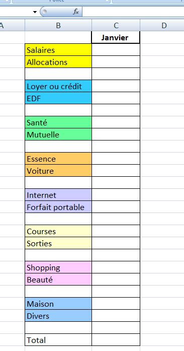 Exemple De Tableau Pour G Rer Son Budget Le Meilleur Exemple