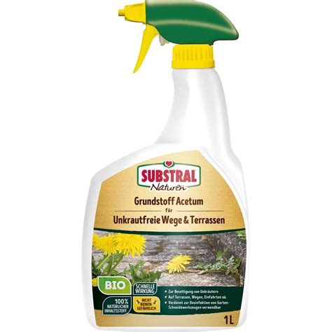 Substral Naturen BIO Grundstoff Acetum Unkrautfrei 1 Liter