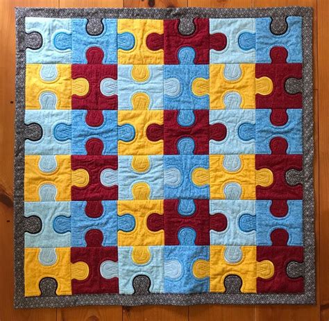 Jigsaw Block And Quilt 4x4 5x5 6x6 7x7 Quilts Puzzle Quilt Machine