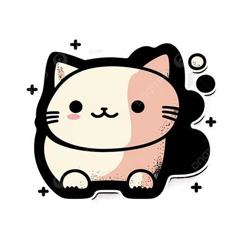 Kitty Cute Cat Sticker Cartoon Kitten Kitty Cute Cat Sticker Kitten