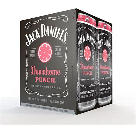 Jack Daniels Country Cocktails Dieline Design Branding And Packaging Inspiration