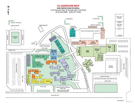 Shadow Ridge High School Campus Map