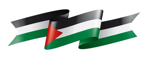 علم فلسطين الشريط الشريط أيقونة موضوع 3d Png والمتجهات للتحميل مجانا