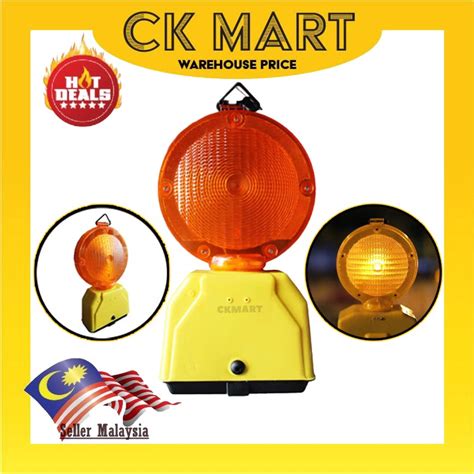 Flashing Light Blinker Yellow Traffic Caution Light Warning Light