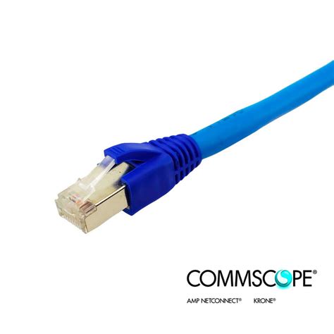 Patch Cord Cat A Commscope Blindado Ed Cabos