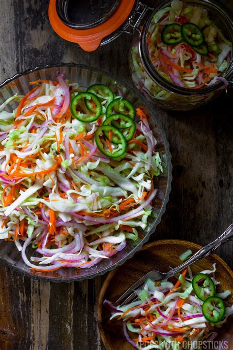 Curtido (Salvadoran Pickled Cabbage Slaw) - Pups with Chopsticks