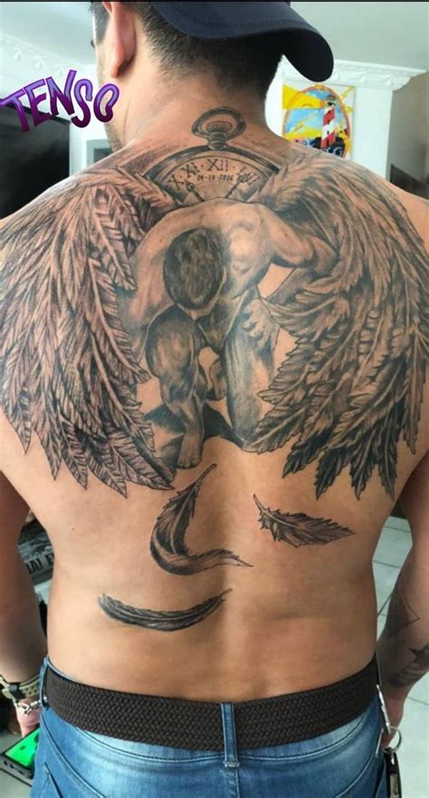 Anjo Nas Costas Tatoo Arcanjo Anjos Tatoo Anjo