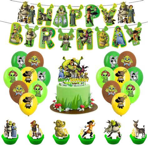 Buy Shrek Birthday Party Decorations Shrek Birthday Decoration Shrek ...