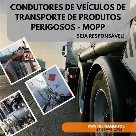 Condutores De Ve Culos De Transporte De Produtos Perigosos Mopp Dws