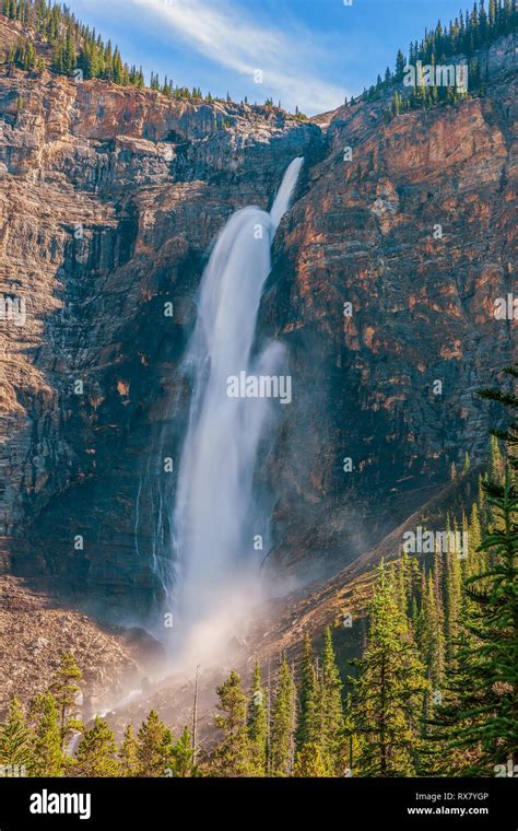 Takakkaw Falls In Yoho National Park Is The 2nd Tallest Waterfall In