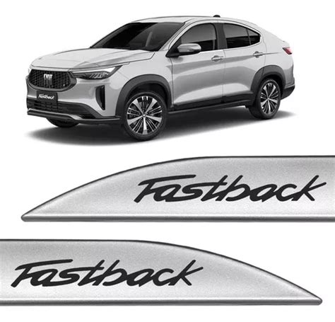 Jogo Friso Lateral Fiat Fastback Prata Bari Parcelamento