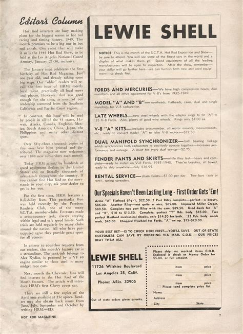 Features S Period Correct Hot Rods Page The H A M B