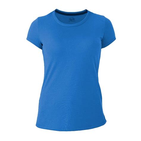 Playera Fruit of the Loom Talla G Cuello Redondo Básica Lisa Azul Rey