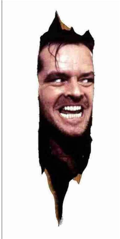 The Shining Heres Johnny Jack Nicholson Repositionable Graphic Decal