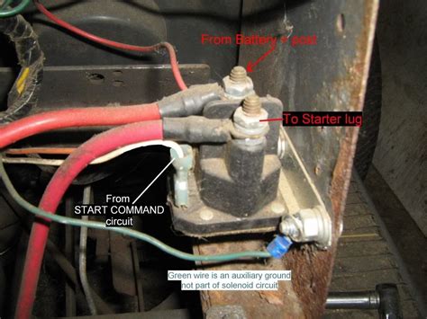 Lawn Mower Solenoid Wiring Starter Solenoid Wiring Diagram F