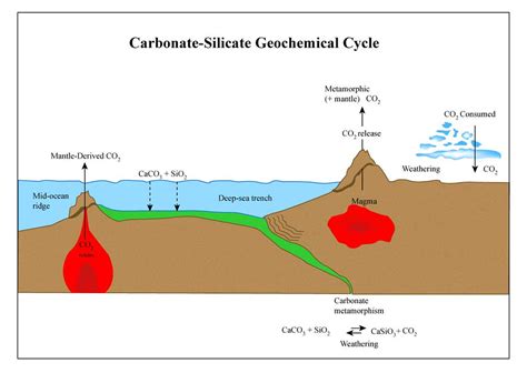 Carbon Silicate Geochemical Cycle Illustration Of The Glob Flickr