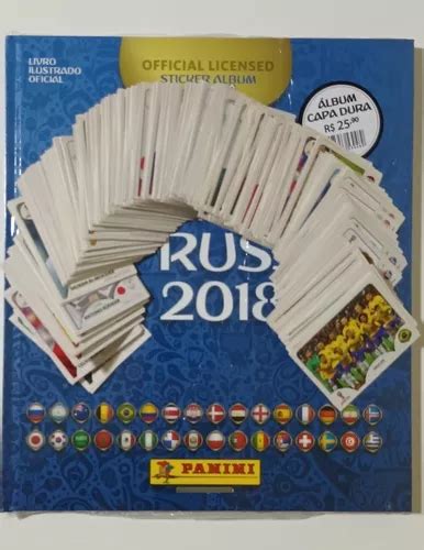 Álbum De Figurinhas Capa Dura Copa Do Mundo 2018 480 Figur Frete grátis