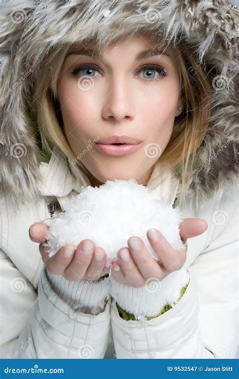 Snow Woman Royalty Free Stock Photography - Image: 9532547