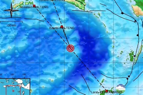 Terjadi Gempa Susulan Sejak Gempa Bumi Laut Banda M