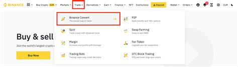 How To Use Binance Convert Binance Support