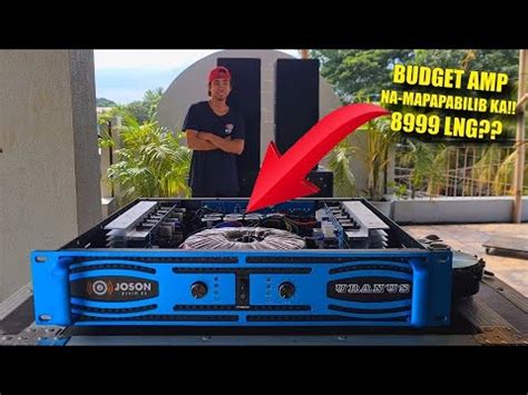 Testing LEGIT NEW BUDGET JOSON URANUS Power Amplifier Soundcheck