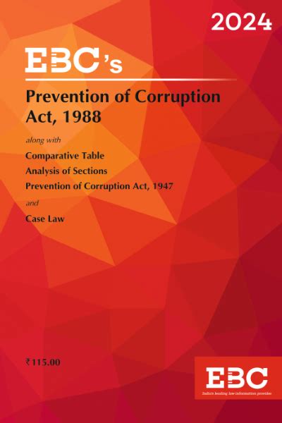 Prevention Of Corruption Act 1988 Bare Act Print EBook