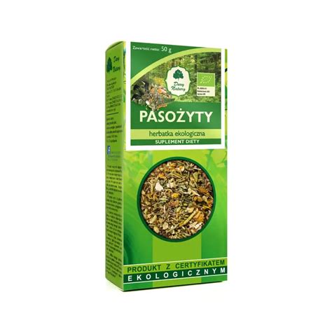 Dary Natury herbatka ekologiczna pasożyty 50 g skład cena