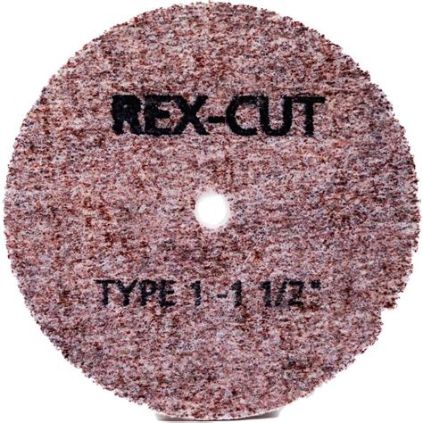 Rex Cut Abrasives Deburring Wheel Dia Face Width